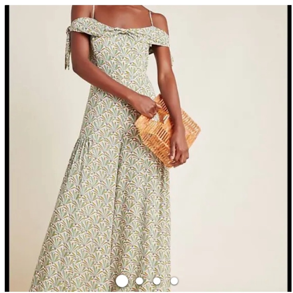 Anthropologie Amelie Women’s Wide Leg Jumper Tropical adjustable straps size 2